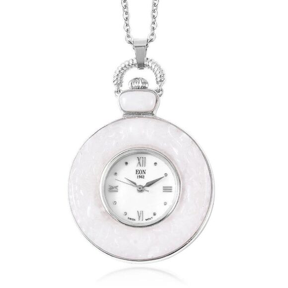 EON 1962 Pocket Watch Burmese Jade White 3…
